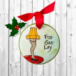 Iris & Rainbow Boutique #L3 Leg Lamp Ornament