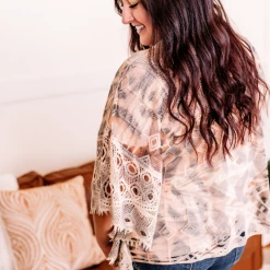 Iris & Rainbow Boutique New Arrivals #L7 Spot The Poncho