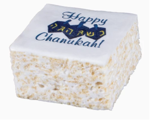 Iris & Rainbow Boutique #L52 Chanukah Rice Crispycake 3 Iris & Rainbow Boutique #L52 Chanukah Rice Crispycake