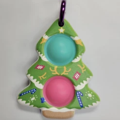 Iris & Rainbow Boutique New Arrivals #L234 Christmas Keychain Pop Its