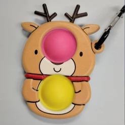 Iris & Rainbow Boutique New Arrivals #L234 Christmas Keychain Pop Its