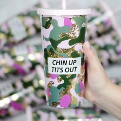 Iris & Rainbow Boutique #L325 Chin Up Tits Out Tumbler New Arrivals