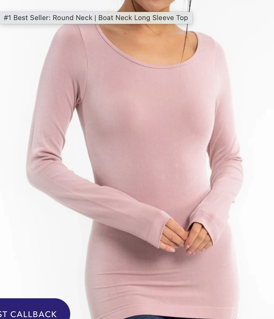 Iris & Rainbow Boutique #L458 Stopping Time Long Sleeve Reversible Top (Dusty Rose) 3 Iris & Rainbow Boutique #L458 Stopping Time Long Sleeve Reversible Top (Dusty Rose)