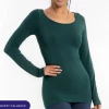 Iris & Rainbow Boutique #L462 Stopping Time Long Sleeve Reversible Top (Evergreen) New Arrivals