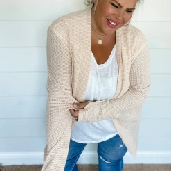 Iris & Rainbow Boutique #L482 Lola Cardigan (Vanilla Bean)