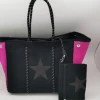 Iris & Rainbow Boutique #M4 Everything And A Little More Bag (Black Pink Star)