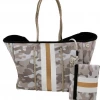 Iris & Rainbow Boutique New Arrivals #M7 Everything And A Little More Bag (Golden Camo)