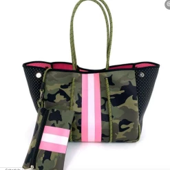 Iris & Rainbow Boutique New Arrivals #L478 Everything And A Little More Bag (Green Camo)