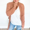 Iris & Rainbow Boutique #L484 Lola Cardigan (Clay)