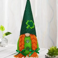 Iris & Rainbow Boutique #L666 St Patrick's Gnome (Fiona)