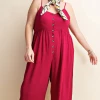 Iris & Rainbow Boutique #L905 One Right Now Jumpsuit (Magenta) New Arrivals
