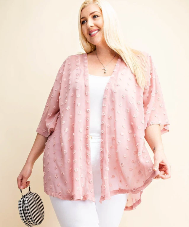 Iris & Rainbow Boutique #L908 I'm Levitating Cardigan (Mauve) 3 Iris & Rainbow Boutique #L908 I'm Levitating Cardigan (Mauve)