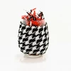 Iris & Rainbow Boutique #L977 Wine Huggie (Houndstooth) New Arrivals