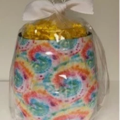 Iris & Rainbow Boutique #L978 Wine Huggie (Tie Dye) New Arrivals