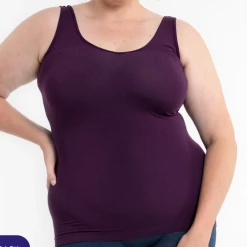 Iris & Rainbow Boutique #M177 Sammy's Reversible Cami (Eggplant)