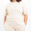 Iris & Rainbow Boutique #M283 Tell Me More Lounge Set (Oatmeal) New Arrivals