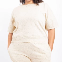 Iris & Rainbow Boutique #M283 Tell Me More Lounge Set (Oatmeal) New Arrivals