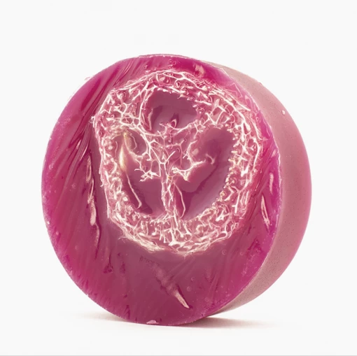 Iris & Rainbow Boutique New Arrivals #M404 Loofah Soap (Strawberries)