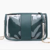Iris & Rainbow Boutique #M453 Josie Monogrammable 2-in-1 Game Day Crossbody (Green) New Arrivals