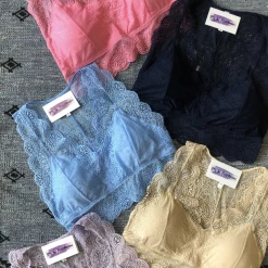 Iris & Rainbow Boutique #M384 Hourglass Back Lace Bralette (Black) New Arrivals