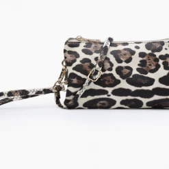 Iris & Rainbow Boutique #M489 Riley 3 Compartment Crossbody/Wristlet