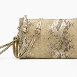 Iris & Rainbow Boutique #M490 Sarah Crossbody/Clutch W/ Top Zip & Lock Closure New Arrivals