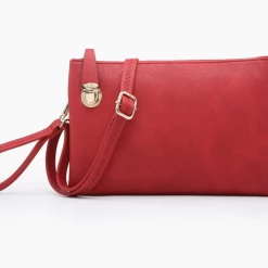 Iris & Rainbow Boutique #M490 Sarah Crossbody/Clutch W/ Top Zip & Lock Closure New Arrivals