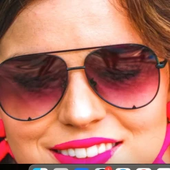 Iris & Rainbow Boutique New Arrivals #M555 Blair Aviator Sunglasses