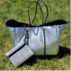 Iris & Rainbow Boutique #M593 Neoprene Bag (SIlver)