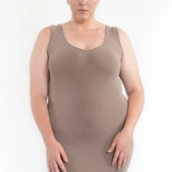 Iris & Rainbow Boutique #M636 Feeling Good Long Tank (Plus)