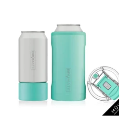 Iris & Rainbow Boutique New Arrivals #M699 HOPSULATOR TRÍO MÜV 3-IN-1 | AQUA BLUE(16OZ/12OZ CANS)