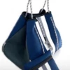 Iris & Rainbow Boutique New Arrivals #M713 Everything And A Little More Bag (Navy Gray Stripe)