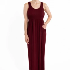 Iris & Rainbow Boutique New Arrivals #ET1008 SLEEVELESS MAXI DRESS