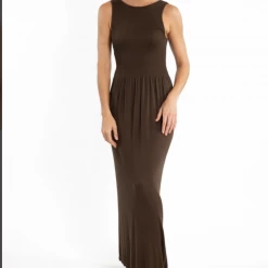 Iris & Rainbow Boutique New Arrivals #ET1008 SLEEVELESS MAXI DRESS