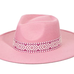 Iris & Rainbow Boutique New Arrivals #M918 Cowgirl Pink Hat