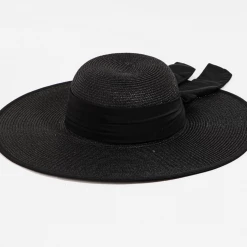 Iris & Rainbow Boutique New Arrivals #M995 Straw Ribbon Strap Sun Hat