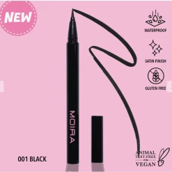 Iris & Rainbow Boutique New Arrivals #N262(NRS) Liquid LINER PRECISION - 001, BLACK