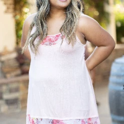 Iris & Rainbow Boutique #M936 All My Flowers Top New Arrivals