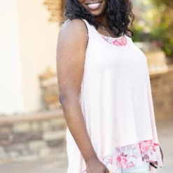 Iris & Rainbow Boutique #M936 All My Flowers Top New Arrivals