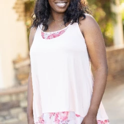 Iris & Rainbow Boutique #M936 All My Flowers Top New Arrivals