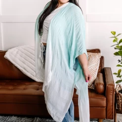 Iris & Rainbow Boutique #N323 Wispy Ombre Kimono