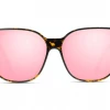 Wear Me Pro 1005-TRTPNK - Lucy - Oversized Square Polarized Sunglasses