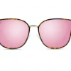 Wear Me Pro 1010-TRTPNK - Cleo - Square Oversized Flat Lens Sunglasses For Women