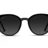 Wear Me Pro 1030-BLKBLK - Aubrie - Women Round Fashion Modern Sunglasses