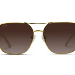 Wear Me Pro 1044-BRWBRW - Coco - Square Double Bridge Oversized Metal Frame