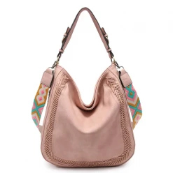 Iris & Rainbow Boutique #N369 (NRS) Aris Whipstitch Hobo/Crossbody With Guitar Strap New Arrivals