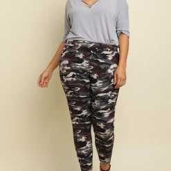 Iris & Rainbow Boutique New Arrivals #702 Camo Moto Pants