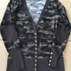 Iris & Rainbow Boutique #445 Camo Snap Cardigan