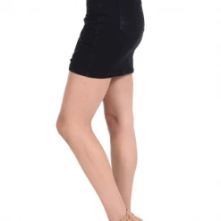 Iris & Rainbow Boutique #J830 Black Destroyed Skirt