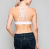 Iris & Rainbow Boutique New Arrivals #271 Embroidery Lace Back Bralette
